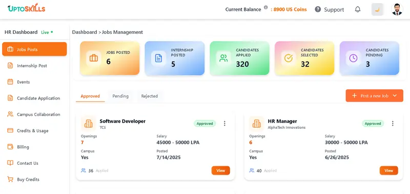 Employer Dashboard